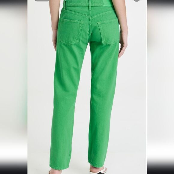 Frame Denim Le Slouch Jeans in Grass Green size 32 - Picture 5 of 11